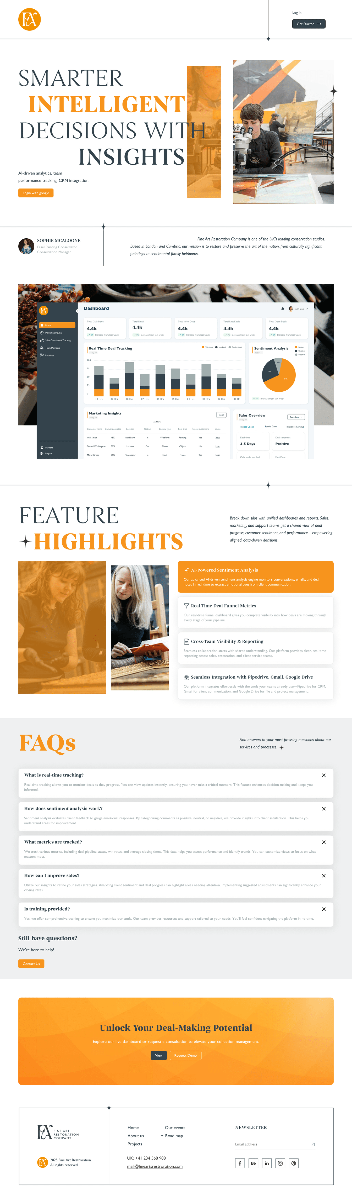 Smart AI CRM Data Aggregation & Analytics Platform