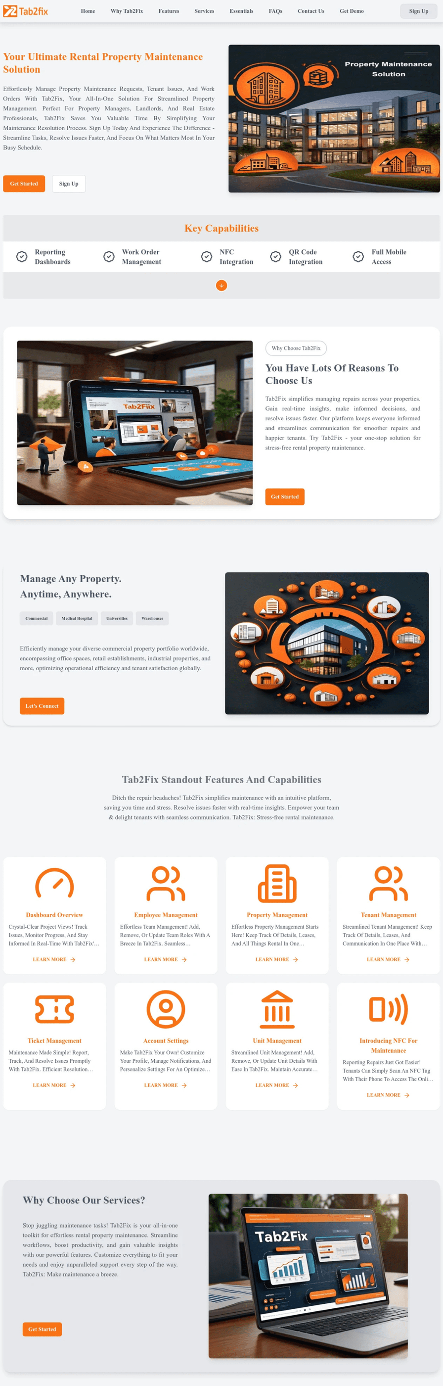 Tab2fix Rental Property Maintenance